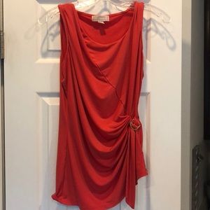 Michael Kors orange sleeveless top